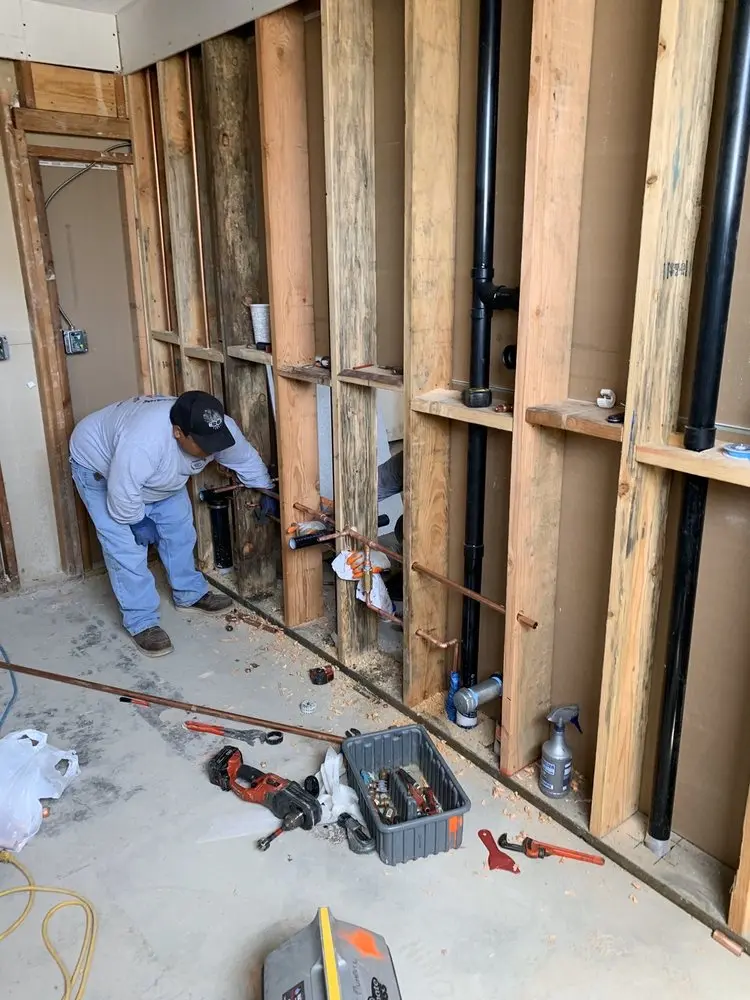 Commercial rough-in plumbing for Trenchless Sewer Repair in Watts Hospital-Hillandale